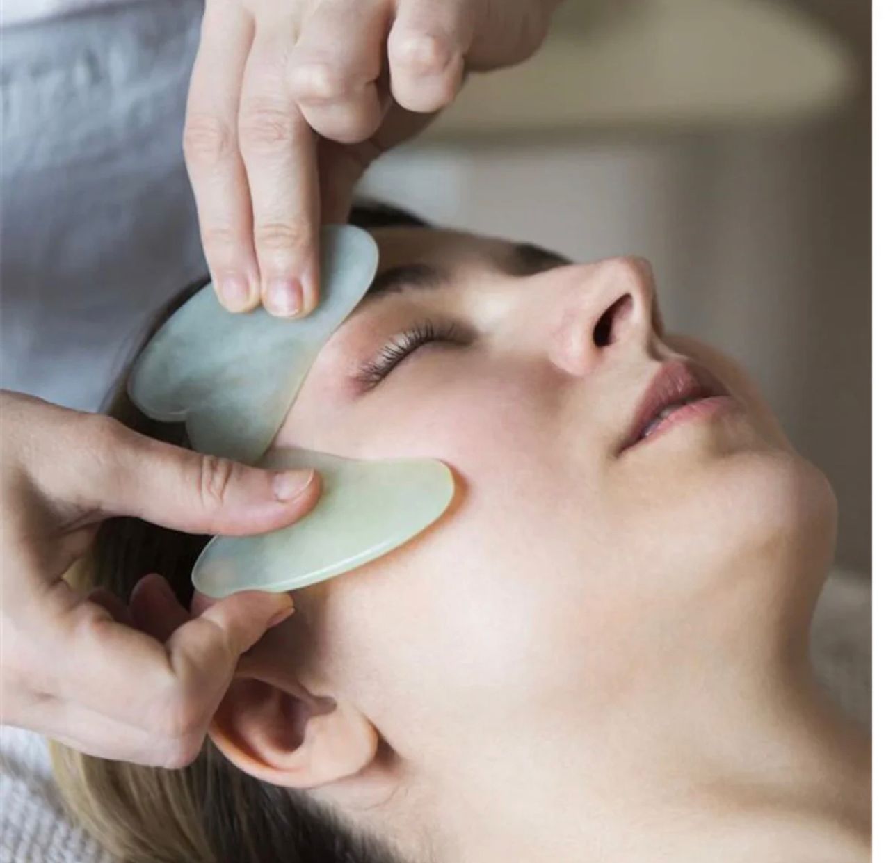 Marble Jade Gua Sha Roller