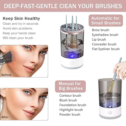 Automatic Makeup Brush Cleaner Machine