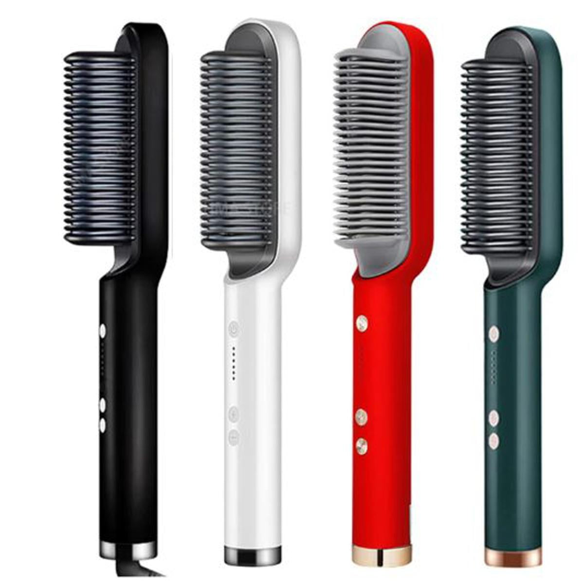 Electric Hair Straightening & Curling Brush
