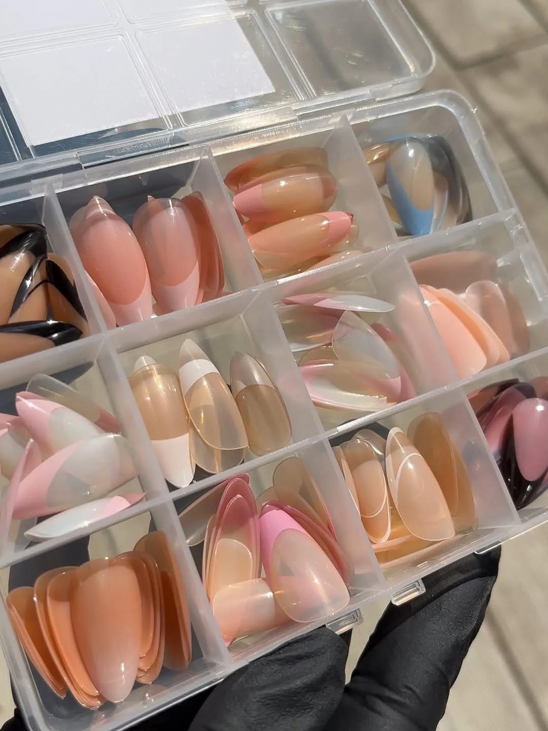 Multicolor False Nails Box 144 pcs