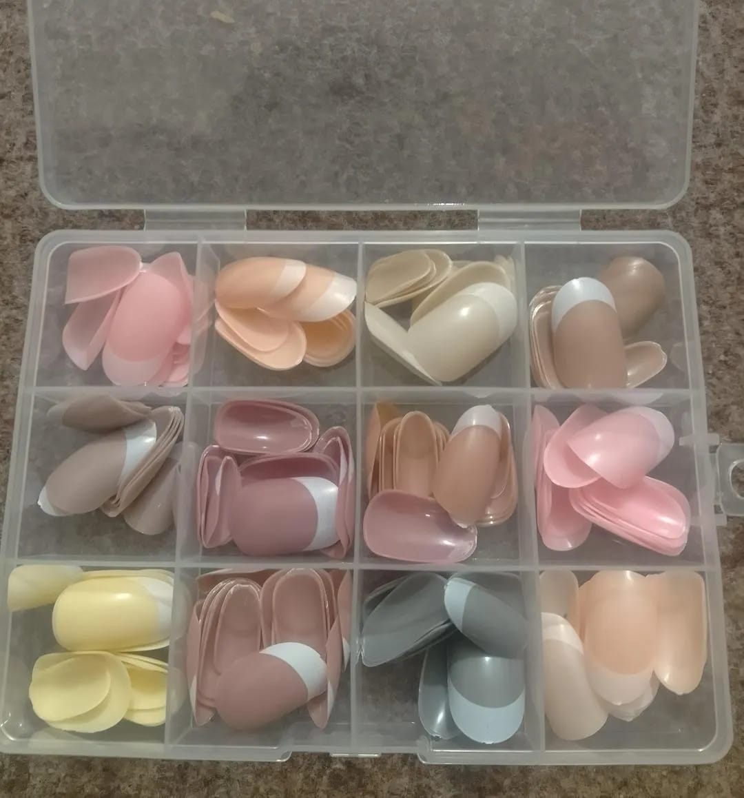 Multicolor False Nails Box 144 pcs