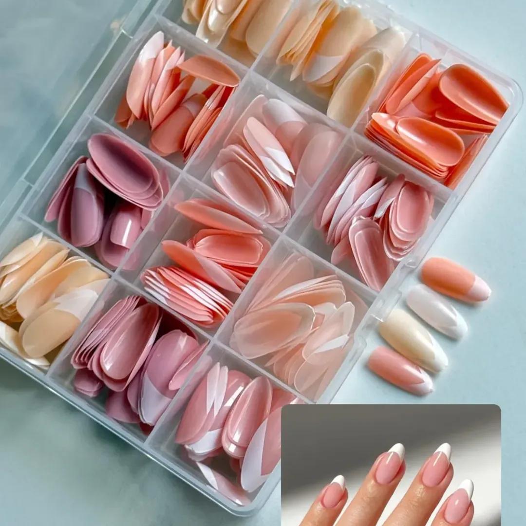 Multicolor False Nails Box 144 pcs