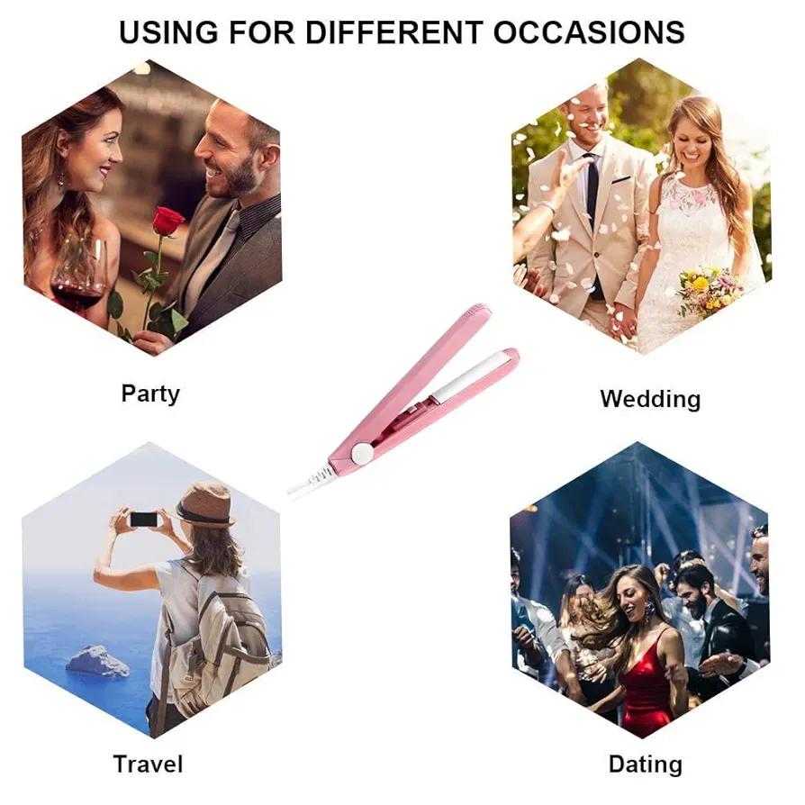 Mini Hair Straightener & Curler