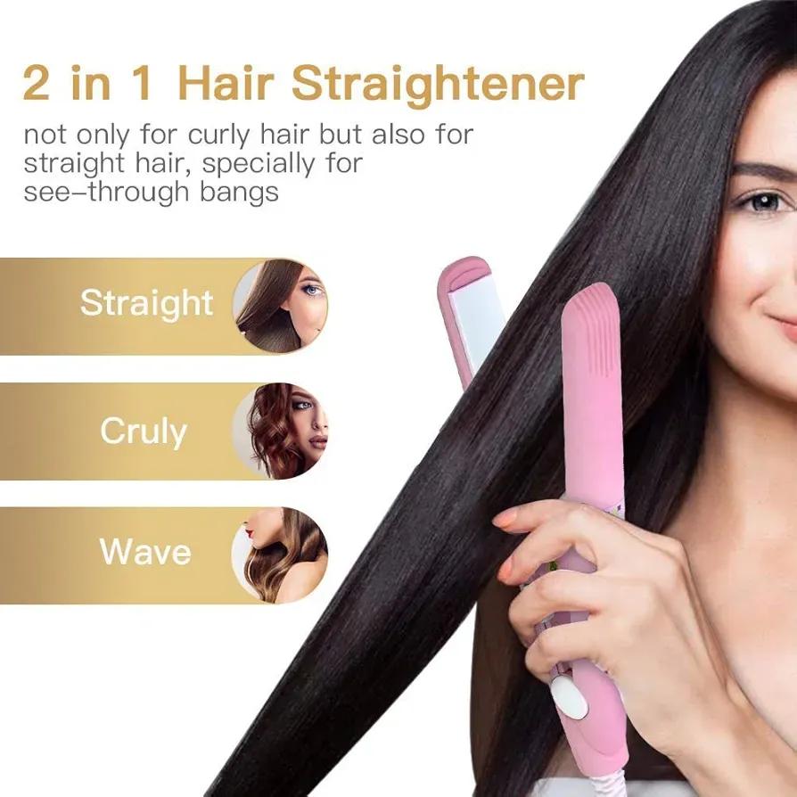 Mini Hair Straightener & Curler