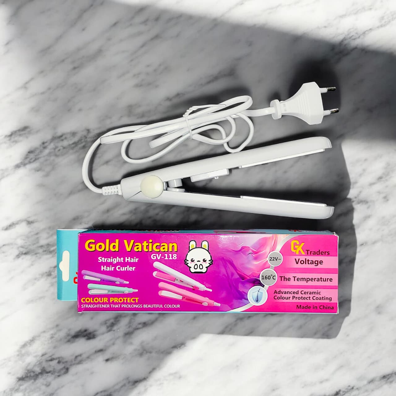 Mini Hair Straightener & Curler