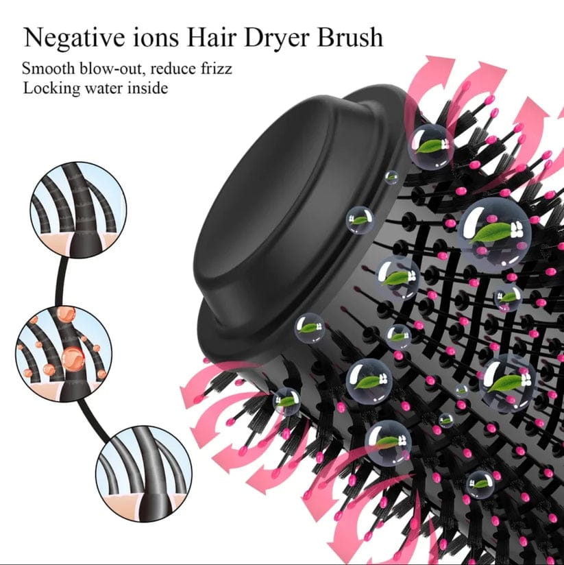 One Step Hot Air Brush 4 In 1 Hair Dryer