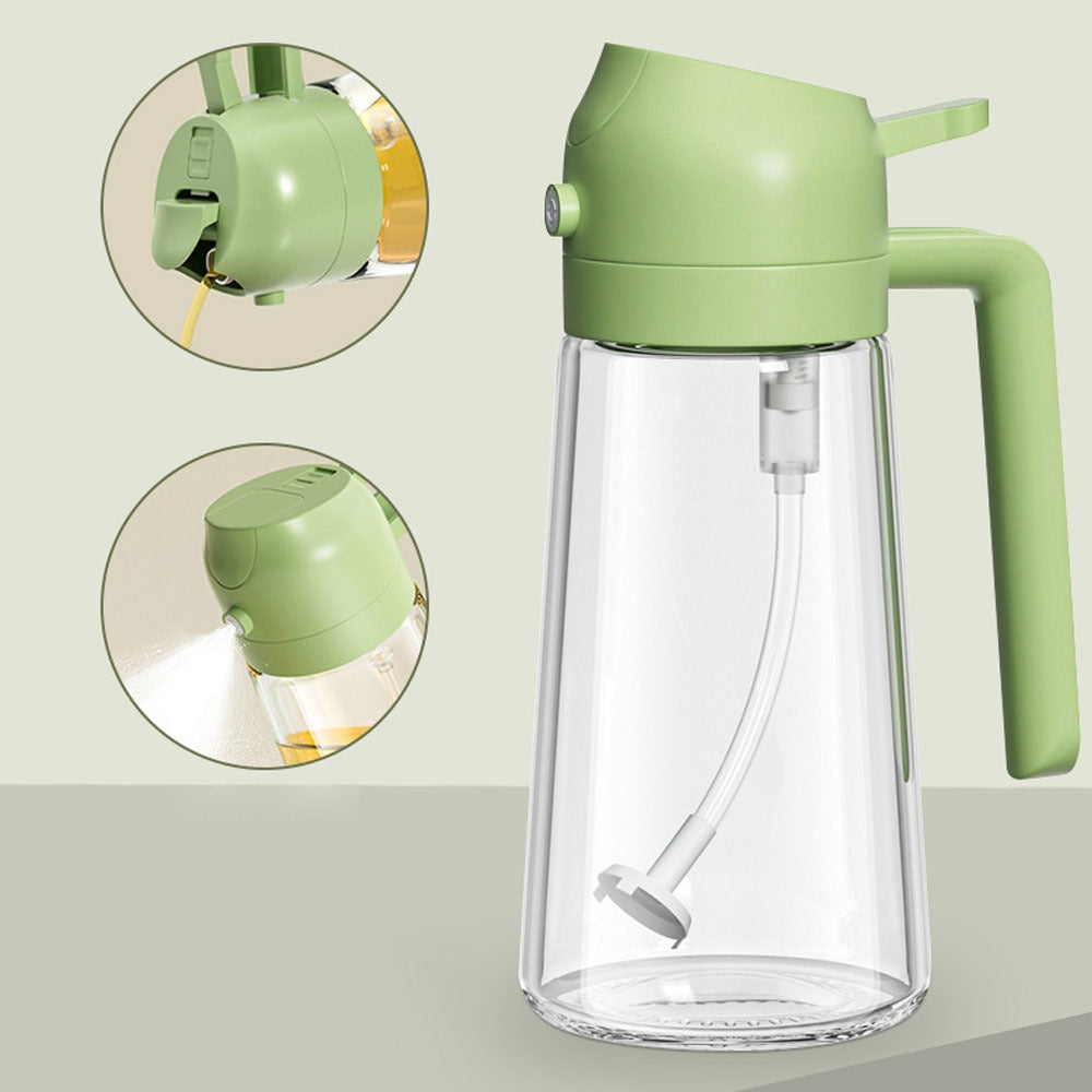 2-In-1 Oil Sprayer Bottle For Kitchen