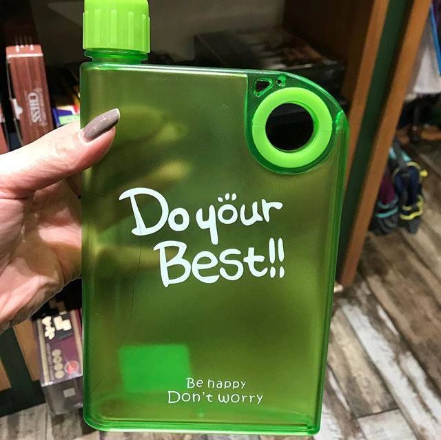 Notebook Style Reusable Water Bottle