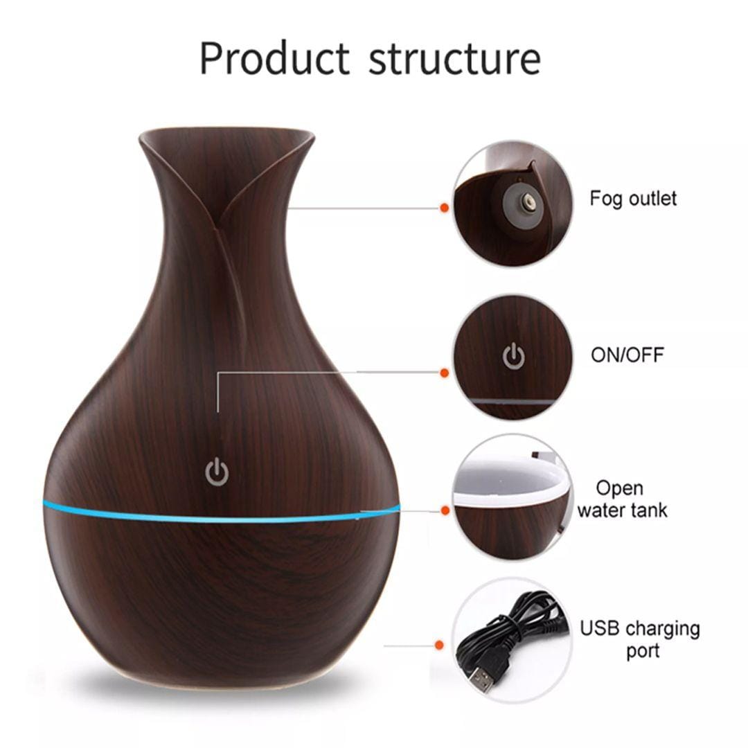 Mini Ultrasonic Aromatherapy Diffuser Random colour